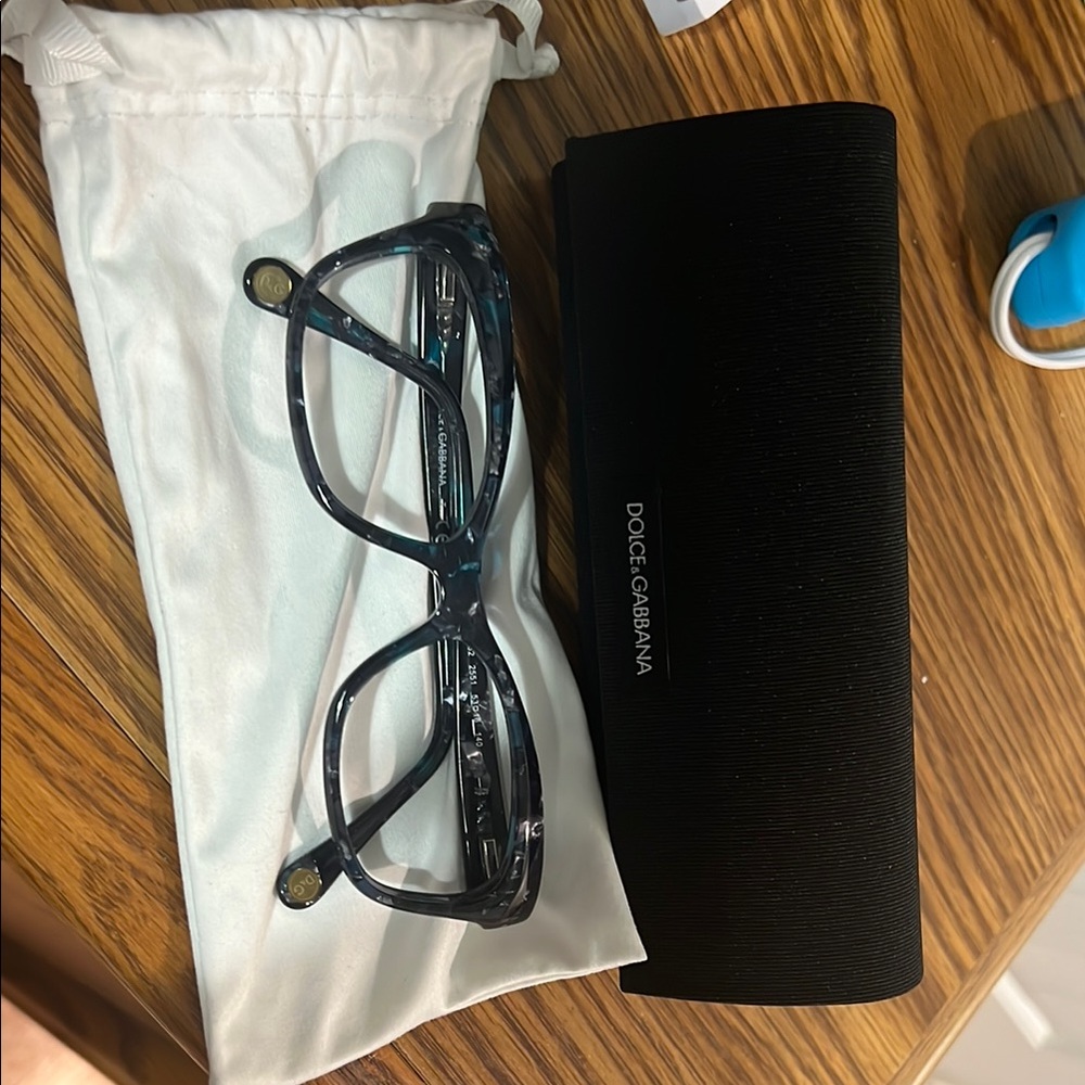 Dolce & Gabbana Blue Glasses Fashionable Accessories